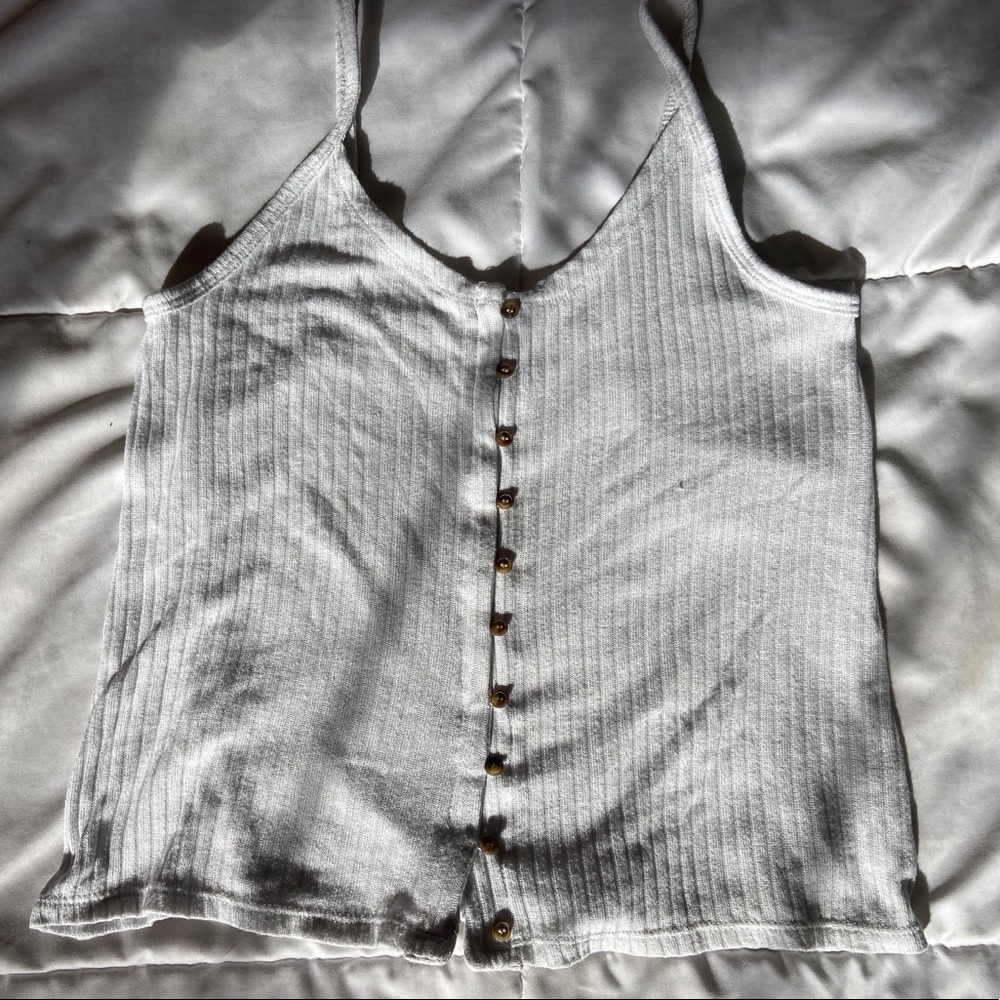 American Eagle White Tank